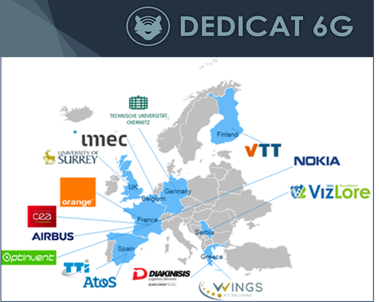 We coordinate @Dedicat6G with kick off meeting today. Develops a #smartconnectivity platform, using #AI and #blockchain techniques that will enable #6G networks to combine the existing communication infrastructure with novel distribution of intelligence.