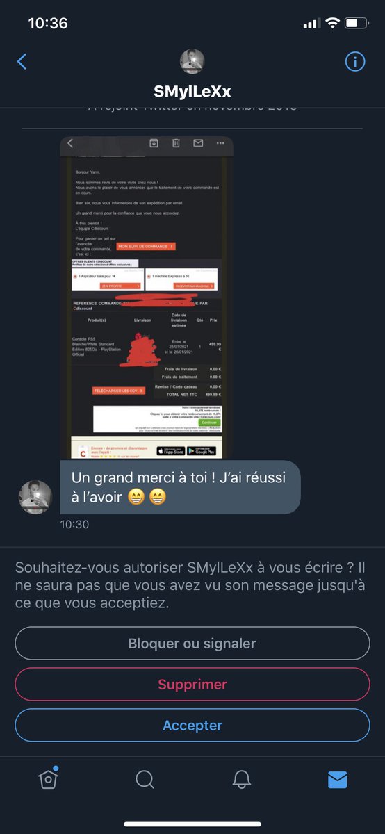 GamingFounder's tweet photo. Bon je vous met ceci et je vous laisse pour le drop de CDISCOUNT, encore mercis beaucoup pour vos messages de remerciement 💖 je suis très content pour vous.

Pour ceux qu’il ont pas eu je comprend que vous êtes déçu 😔 mais ne lâcher rien bon je retourne a la pêche aux infos. 👋 https://t.co/qMEA6ePDRM