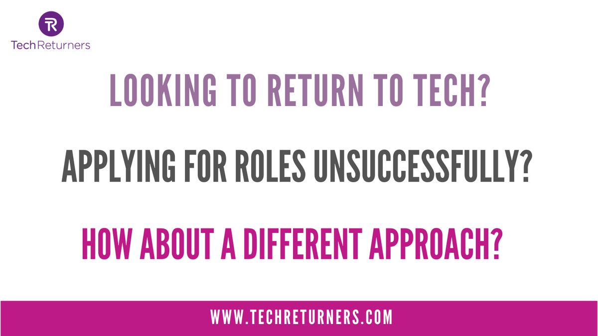 techreturners's tweet photo. Struggling to secure an opportunity to return to your tech career after a break? Don't know where to start?
π We have two NEW #YourReturnToTech 8 week #FREE programmes starting soon in #Manchester and #London.
Interested? https://t.co/SsB5MAf387 or message us for a chat. https://t.co/PGYm0D1Q2T