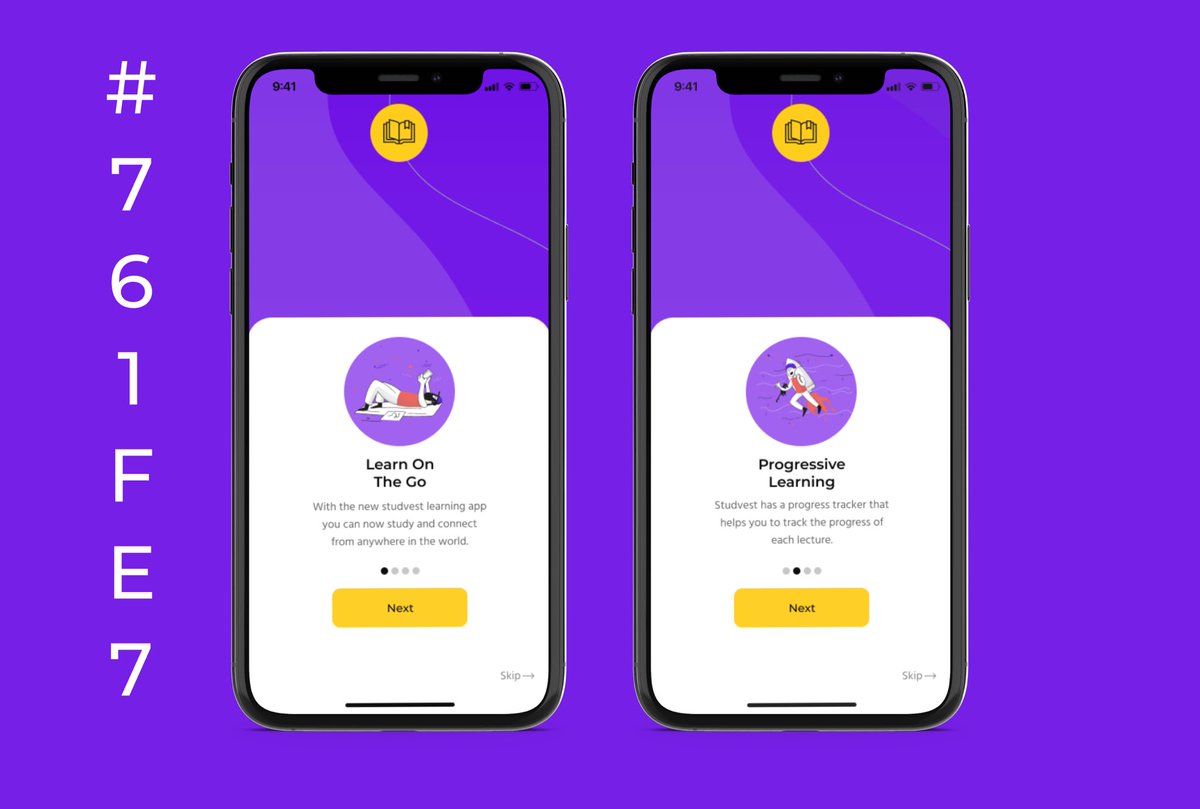 yoruba_dsgnr's tweet photo. Hey!
My name is Ayo, I'm a UI designer. I started designing about 2 months ago and Studvest is my latest design. 

It's a social learning app where you watch video lectures , schedule study sessions with friends , take online quizzes and connect with other students. https://t.co/AsWRzmhUe5