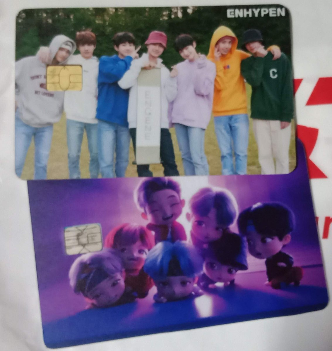eilmorel's tweet image. Got my debit card stickers today! 💜💜💜💜💜
May freebies pa. Super satisfied. #cardsticker #debitcardsticker #bts #enhypen #happy #superhappy

Check out the store:
shopee.ph/xatrinka?smtt=…