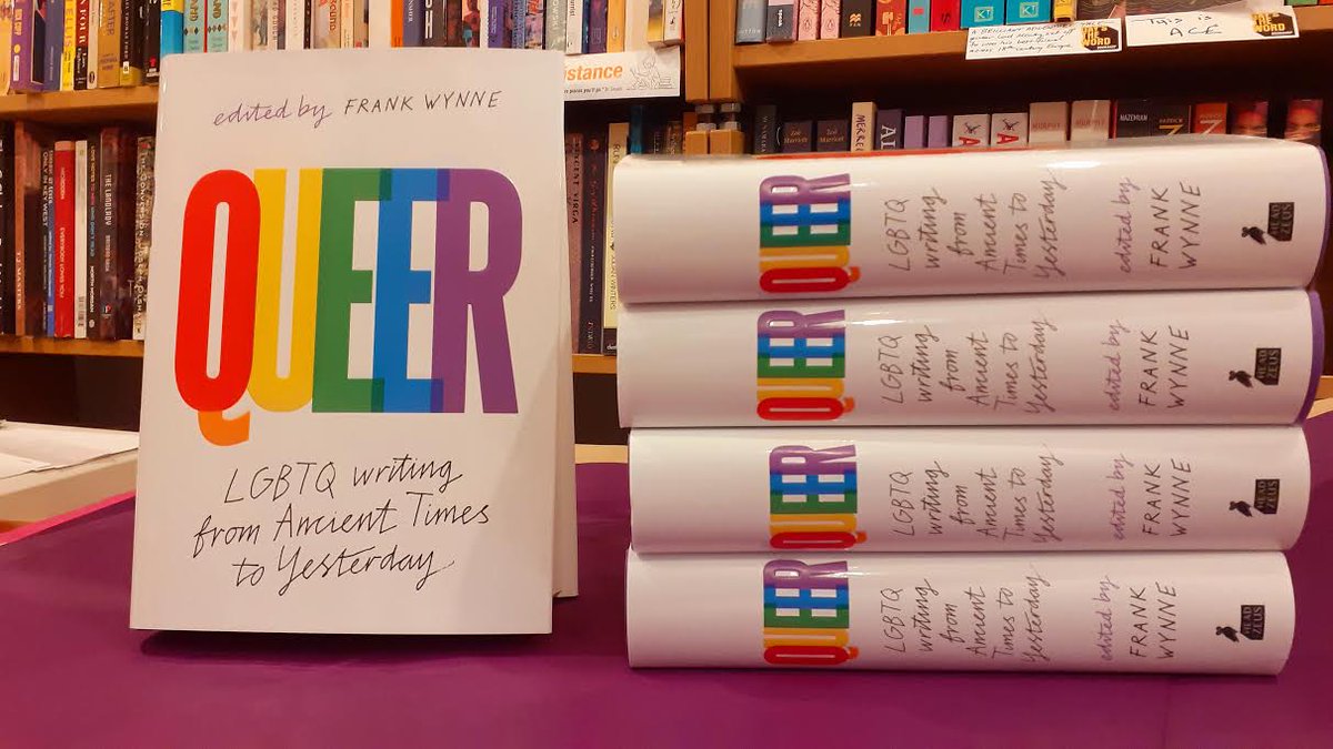 Queer-  LGBTQ Writing from Ancient Times to Yesterday, an exciting new anthology with an extraordinary range of writers is published today.  Sappho to Rimbaud, Carson McCullers to Herve Guibert, Audre Lorde to Alison Bechdel.  What a treat. @HofZ_books bit.ly/3o06mi2