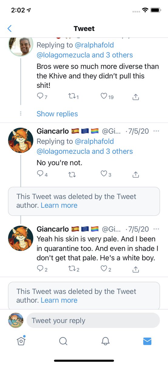 DeLaPocc's tweet photo. @HeauxsForAOC @GiancarloC1985 @HotHeiress @StephieTheLefty Such a racist dipshit wowee https://t.co/cWdj6Fri3a