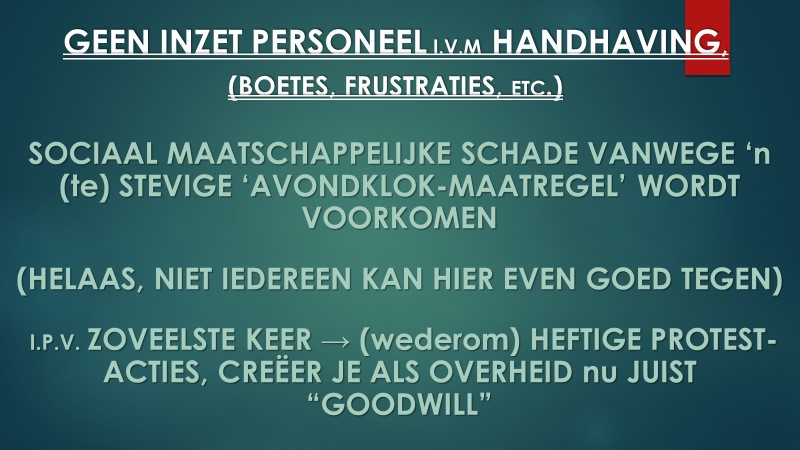 In plaats v/d AVONDKLOK, heb ik een alternatieve oplossing bedacht!