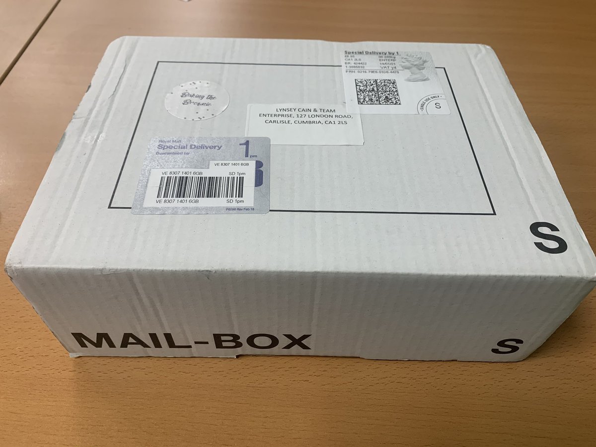 The loveliest little delivery to the branch this morning, thank you so much <a href="/gpincheshire/">Gary Palmer</a> and team 😋 <a href="/CarlisleErac/">ERAC Carlisle</a> and I are very grateful 🍫 #NWistheBEST <a href="/kierancregan/">Kieran Cregan 💙💛</a> <a href="/EracHolly/">Holly Penfold</a>