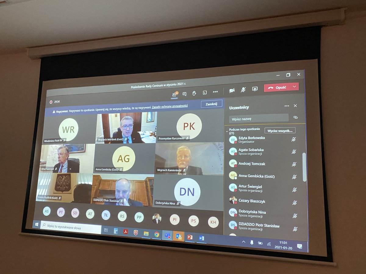 Dziś pierwsza w roku Rada <a href="/NCBR_pl/">NCBR</a> <a href="/A_Stanislawek/">Andrzej Stanisławek</a> M. in. w agendzie: wspólne przedsięwzięcie z NCN stworzenia Centrów Doskonałości AI, czy nawiązanie współpracy z Narodowym Funduszem Badań Ukrainy.