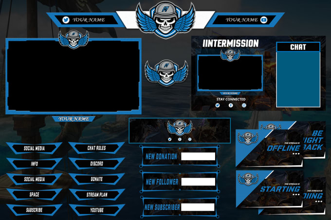 I'll Design you Twitch Overlays for Just $15-$25! 

First 10 Clients will Get Complete Twitch Overlays With Text Logo/Intro for $12(Limited Time Offer)

#twitch
#twitchtv
#smallstreamer
#SmallStreamersConnect
#SupportSmallStreams
#SupportSmallStreamers
#gamers 

Ref:
