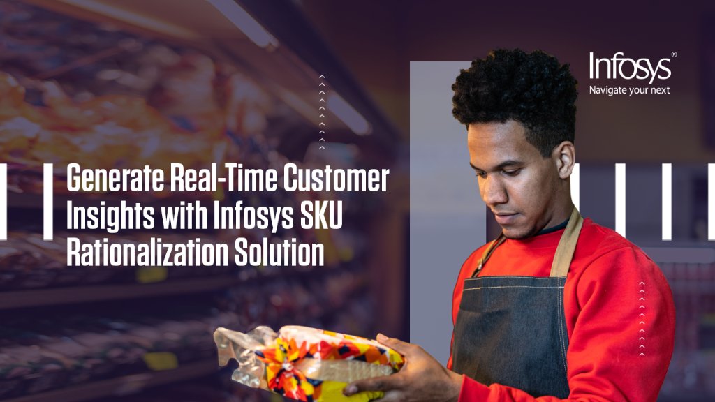 Infosys's tweet photo. Infosys SKU Rationalization Solution can ensure that the mix of products offered, stocked and sold by your #retail store is in accordance with the fluctuating demand trends. Learn more https://t.co/ydKkuy9oVF #DataDoMore https://t.co/Le3KLDnN5s