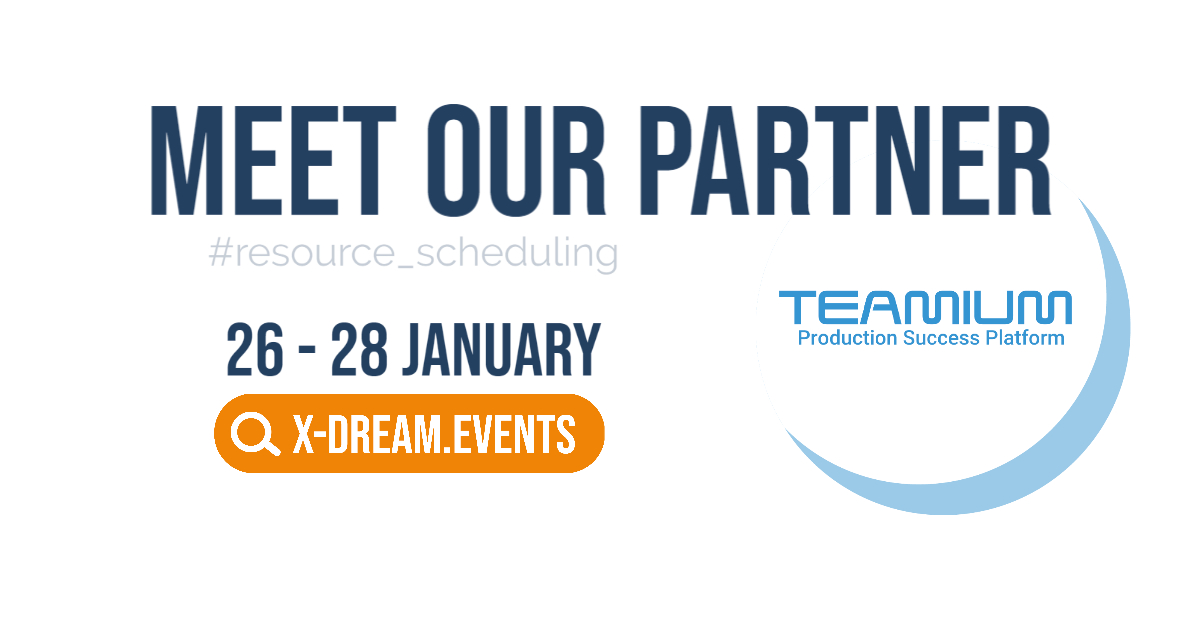 x_dream_group's tweet photo. Meet our resource scheduling partner https://t.co/3Nv5wCLXaC (USA) on x-dream-events on 26 โ 28 January 2021.
Register now, watch live stream from our Munich studio and book your personal product demo ๐ https://t.co/CKPgcBT9wF
#resourcescheduling #broadcasting #xdreamevents https://t.co/wB52OkYGu6