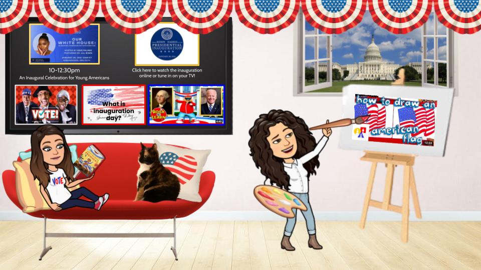 1-206 is celebrating this historic day in our Inauguration Day break out room! Full of resources, books and activities!   🇺🇸