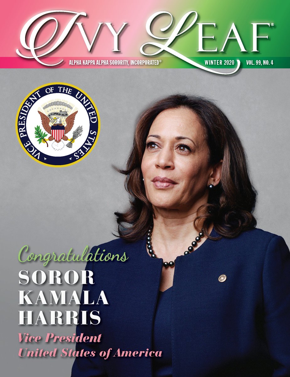 We call her sister. The world calls her Madam Vice President. We salute Kamala Harris, the embodiment of our Founders’ dreams and greatest ambitions.
