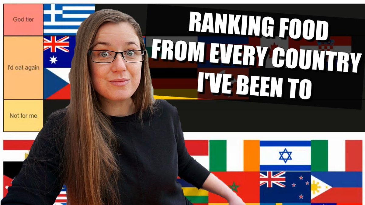 NEW VIDEO: Ranking the food from e dry country I've visited... Enjoy the embarrassing moment about half way through, you're welcome!

youtu.be/MwhmSPP7ie8