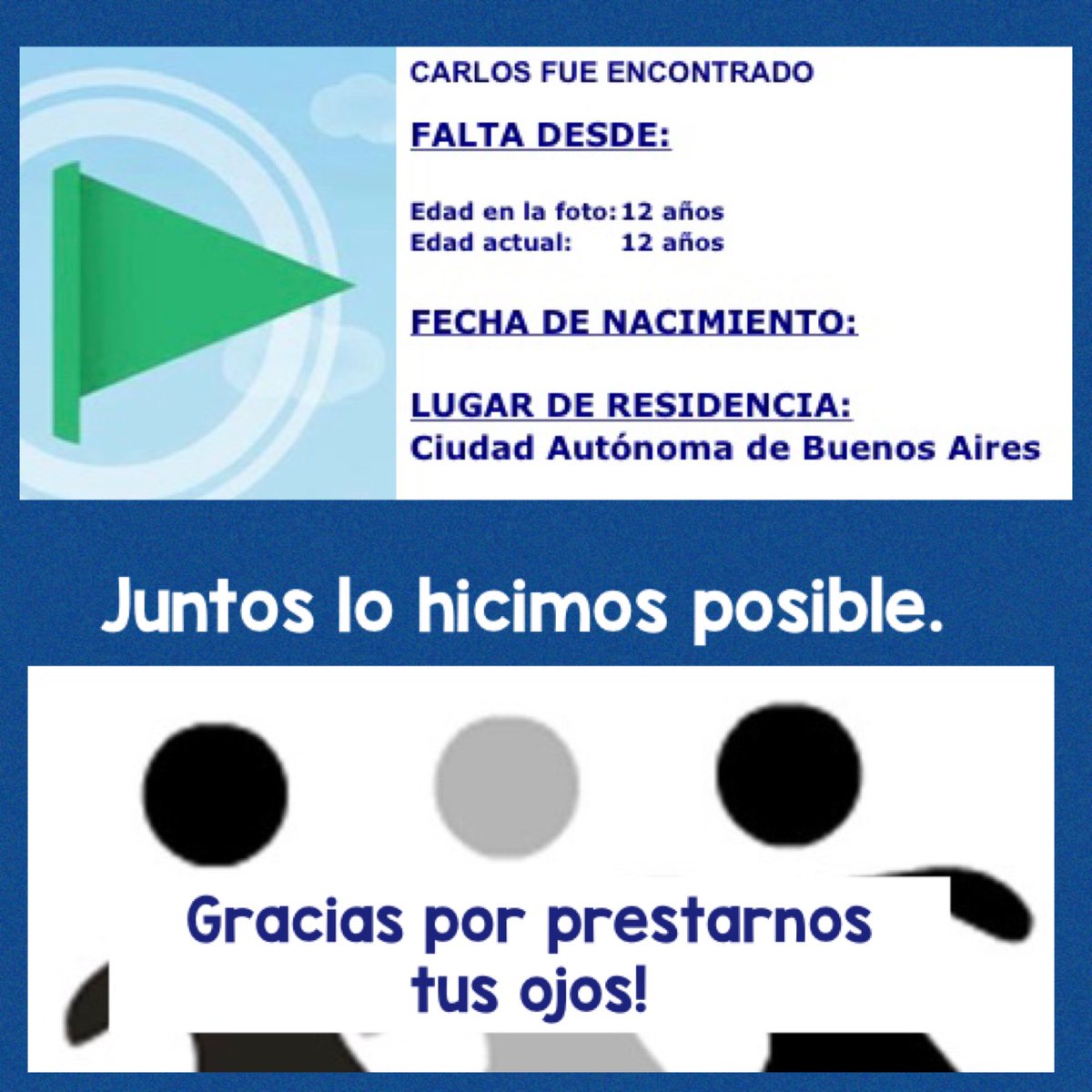 Missing Children Arg tweet media