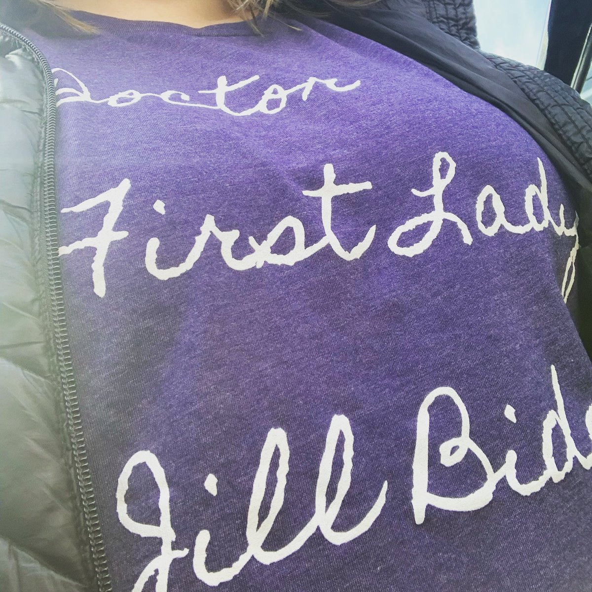 So excited to have an advocate for teachers in the White House!