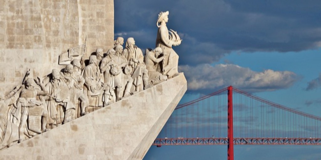 The impressive Padrão dos Descobrimentos in Lisbon is a celebration of the Portuguese Age of Discovery which took place during the 15th and 16th centuries.