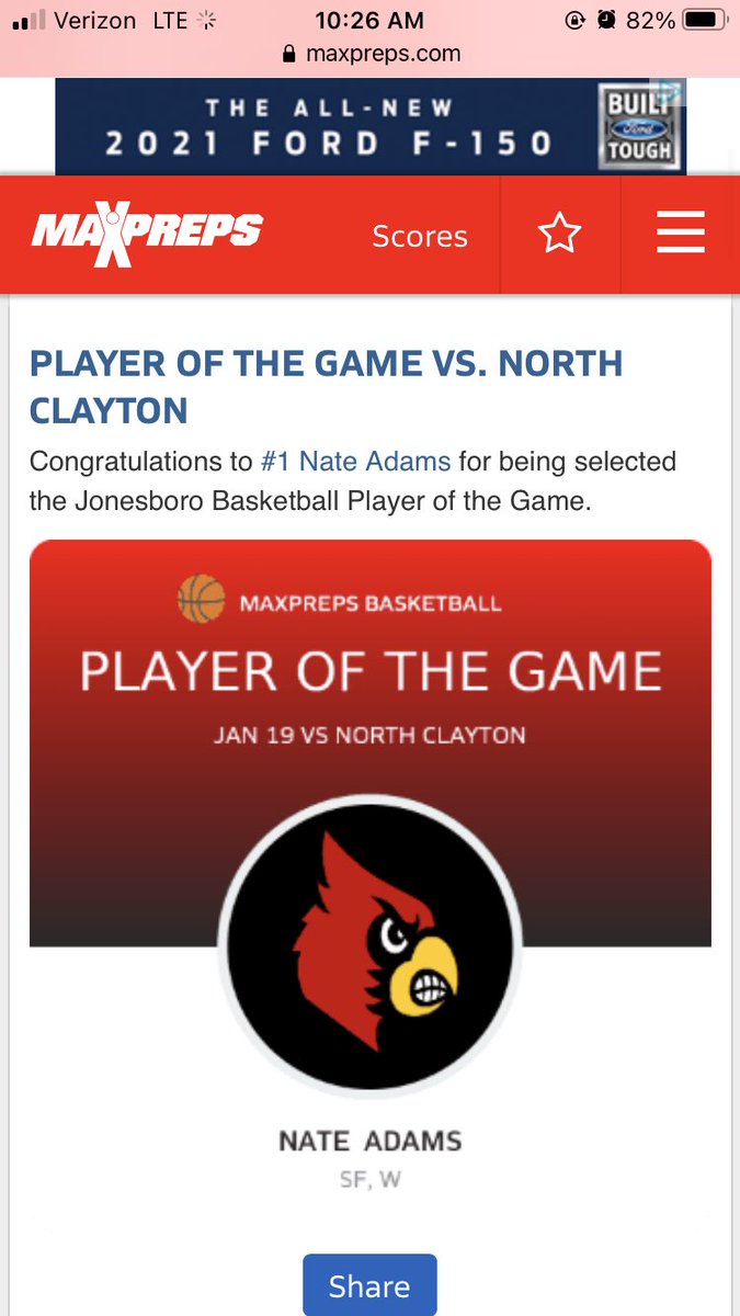 🚨Unsigned senior 🚨<a href="/NateLijit/">Nathaniel Adams</a> also was named player of the Game in last nights competition against North Clayton . He finished with a solid 31 points to help his team walk away with the W