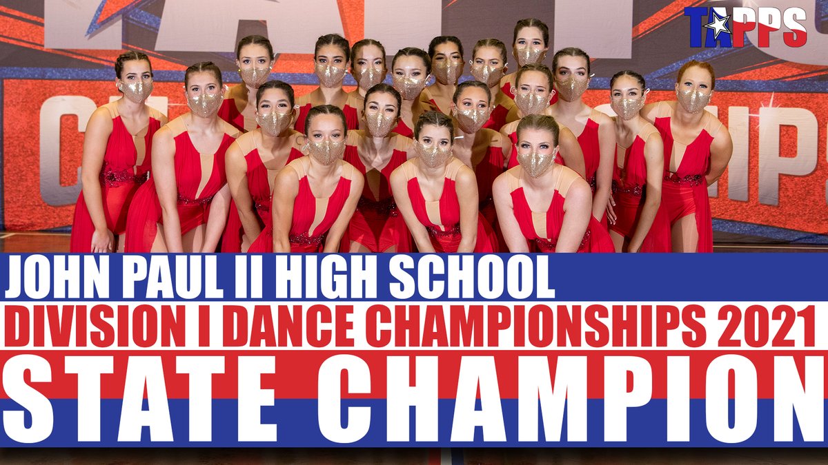 TAPPSdance's tweet image. Congratulations to your #TAPPSdance Division I State Champions, John Paul II high School of Plano!