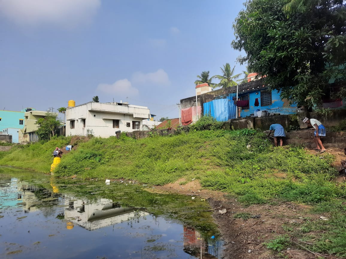 EFIVolunteer's tweet photo. E.F.I's #EcoRestoration Phase II of Agastheeswarar Temple Pond in #Panchetti is now underway!

We thank the Govt. of TN for the administrative support and the Rotary Club of Madhavaram &amp; NADI for the funding support. https://t.co/mufiFBsTkb