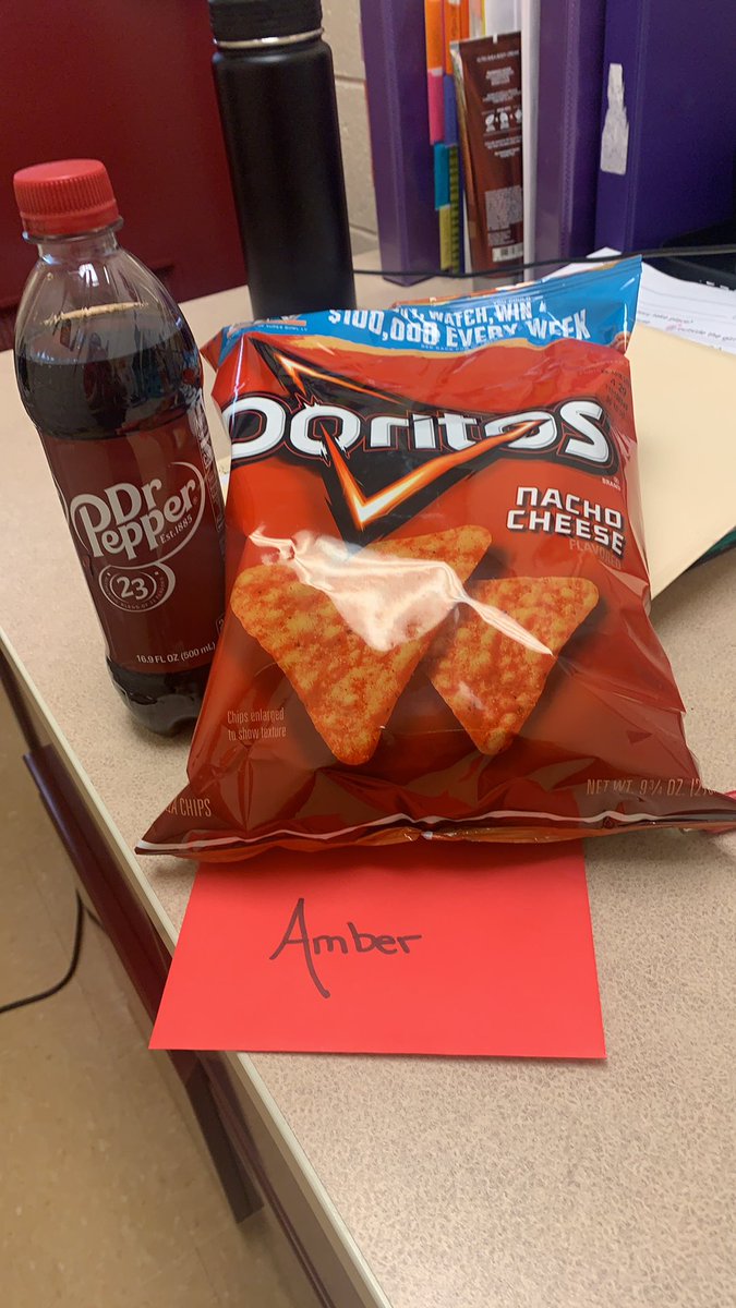 MissKarkiewicz's tweet photo. Thank you Mr G for recognizing my winter birthday! Such a sweet surprise on this remote Wednesday!! 😋😊💜 it’s a great day to be a Middie! @Central_MCSD https://t.co/KURi4dviQK