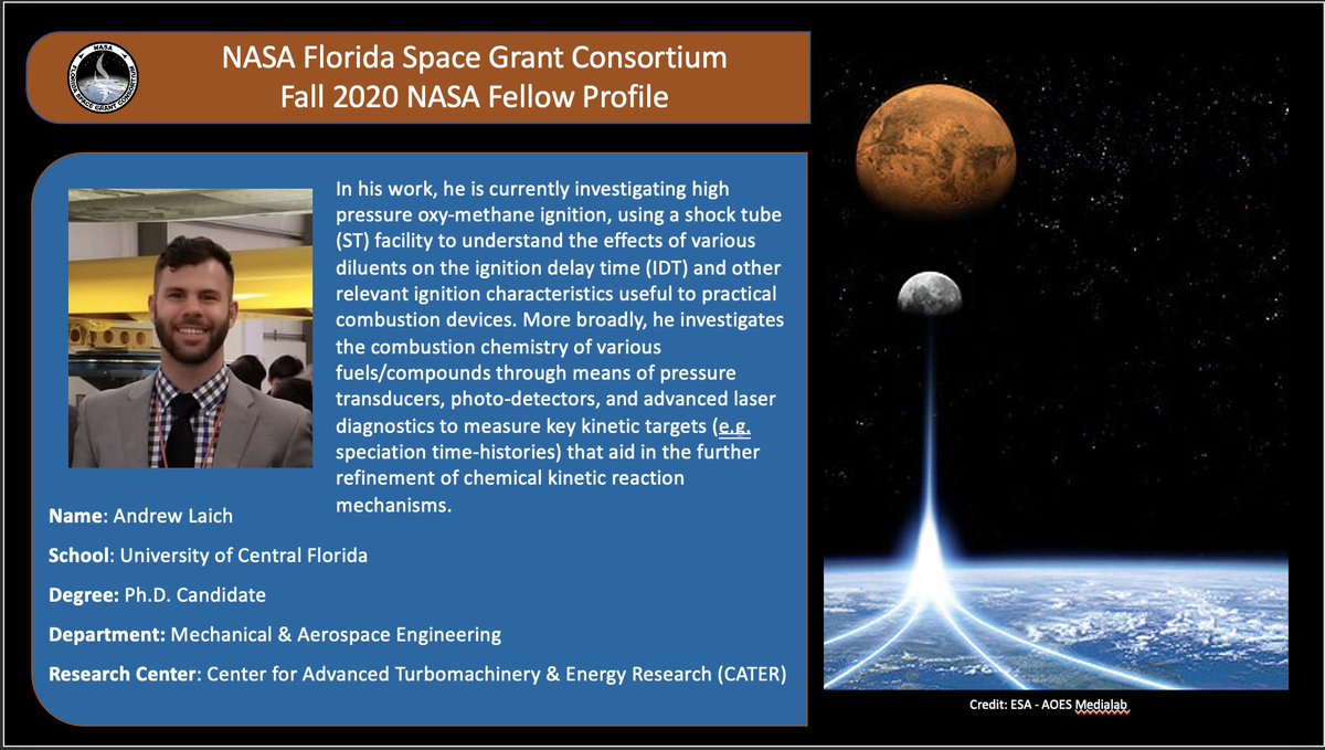 NasaFsgc's tweet photo. Check out a few more of our NASA FSGC funded Fellowship Profiles from Fall 2020 semester! https://t.co/i8HF80Ojh7