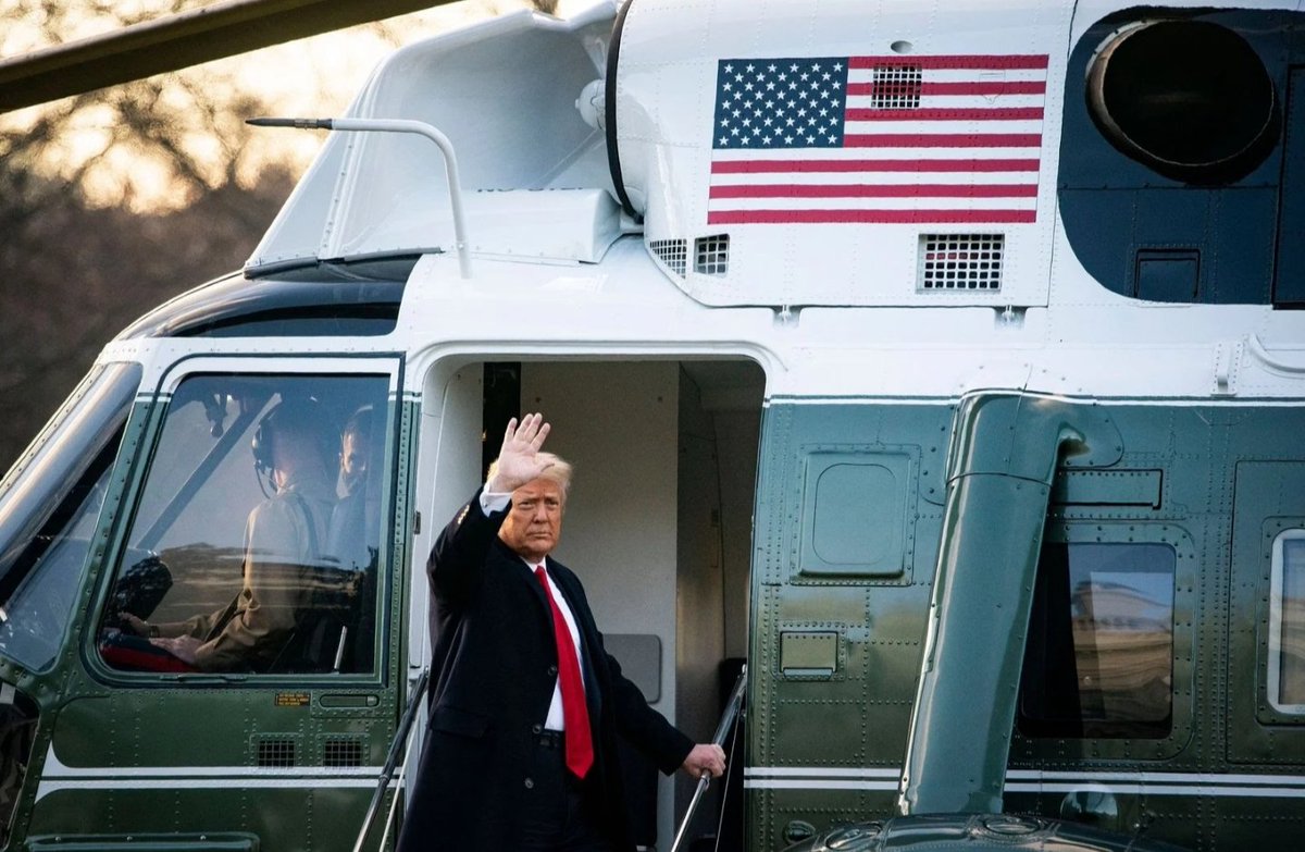 See you mr.<a href="/POTUS/">President Donald J. Trump</a>  #DonaldTrump !!! Thank you for 4 years of peace!!! #Trump #TrumpsLastDay #Inauguration2021