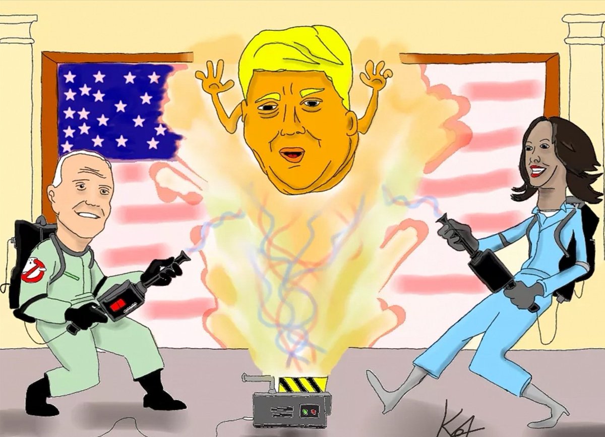 Who ya gonna call? #TrumpsLastDay #USA #JoeBiden #Inauguration2021 #PresidentBiden