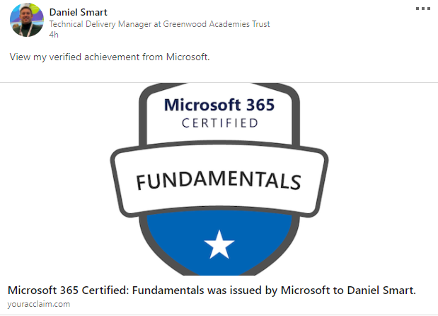 tasha_epton's tweet photo. Huge Congratulations to @danielsmart89 Another successful exam through #BettFest @CertMatters #TrainedTeam #MIEExpert https://t.co/JGOkU6sebT