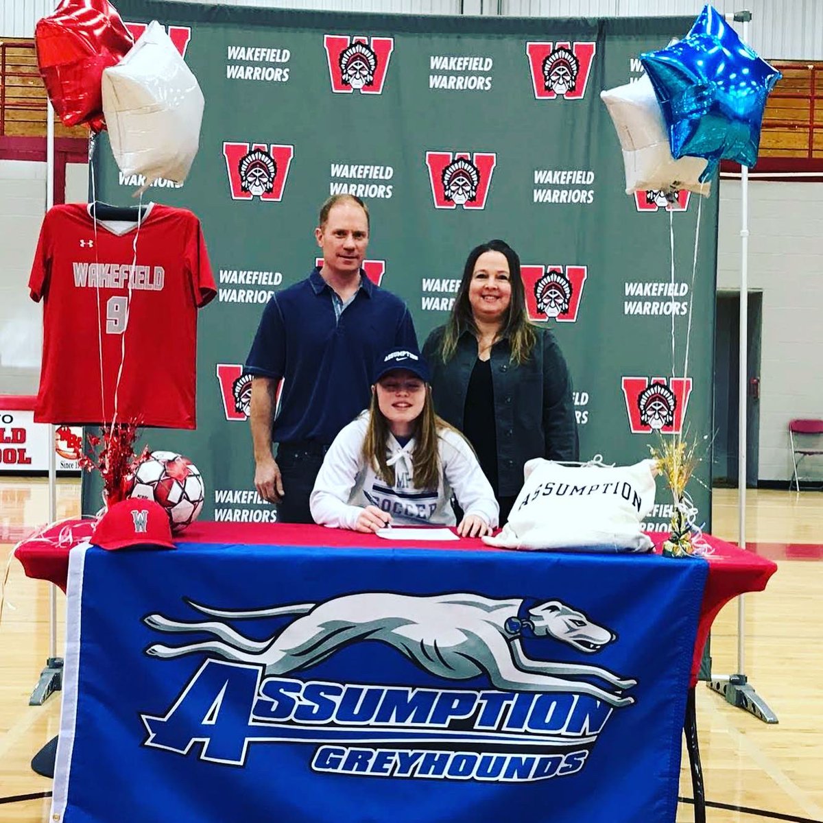 wakegirlssoccer's tweet image. Congrats to Haley Faulkner on signing her NLI to Assumption!! Your hard work has paid off!! Go Hounds!! @EMGSCA @Ml12Athletics @AssumptionWSOC
