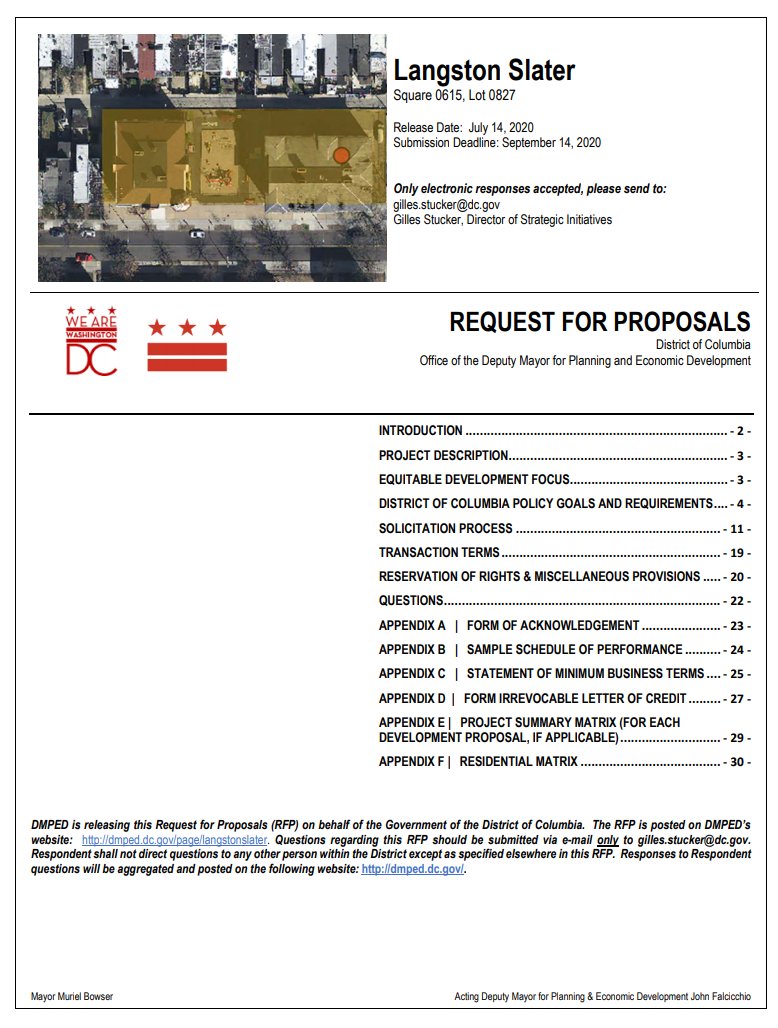 > @bradleythomasdc advised at last night's <a href="/anc5edc/">Advisory Neighborhood Commission 5E</a> meeting that there would be a community forum with all 10 responders of the <a href="/DMPEDDC/">DMPED</a> RFP for <a href="/TruxtonCircle/">Truxton Circle, DC</a>'s landmarked Langston &amp; Slater Schools on Thursday, 01-28-2021; looking forward to info on this forum #BloomingdaleDC