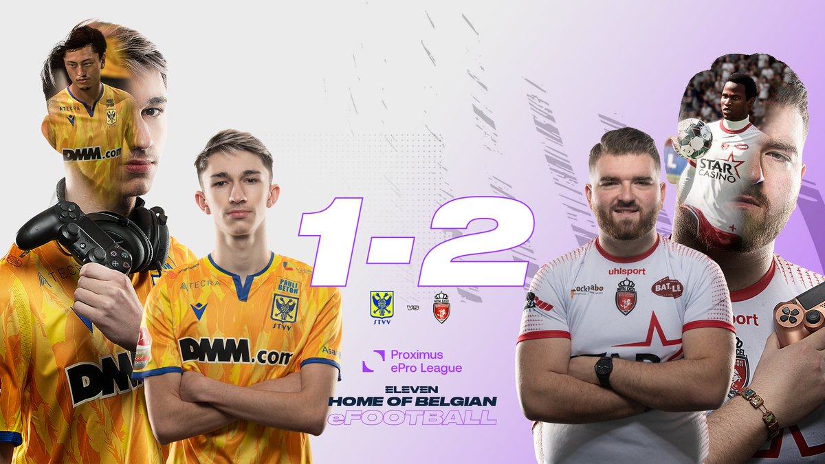 stvv's tweet photo. 🐥🎮 𝗘𝗜𝗡𝗗𝗘 𝗢𝗩𝗘𝗥𝗪𝗜𝗡𝗡𝗜𝗡𝗚𝗦𝗥𝗘𝗘𝗞𝗦 😔
Helaas, @ZayroR_ verliest voor het eerst dit seizoen na een last minute goal van de e-sporter van Moeskroen.
#EProLeague #STVV #CanaryForever #stvmoe https://t.co/ivHp0rPDYX
