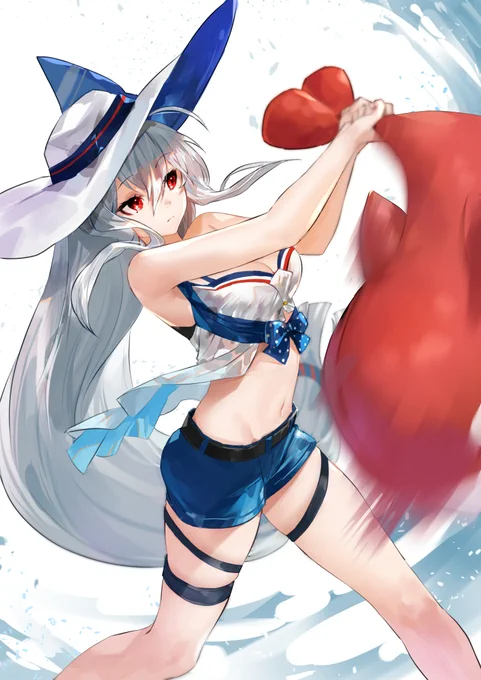 スカジ(水着) 
#アークナイツ 