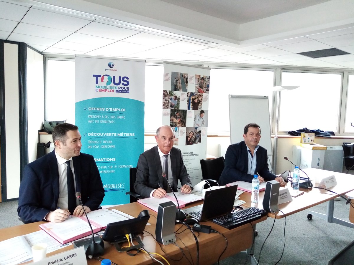 La Capeb et la FFB Occitanie signent une convention de partenariat avec pole emploi pour aider les entreprises du bâtiment à recruter