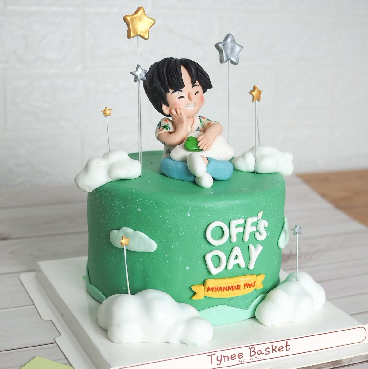 tyneebasket's tweet photo. Happy Tumcial's Day💚
Sending support by Myanmar Fans

For cake order and design, kindly contact
Ig: tyneebasket​
Line: @tyneebasket

#HappyTumcialDay2021
#TumcialBD2021 #Tumcial30thYoungjaew #Tumcial30thStillCool #OffJumpolBDProject2021 #OffJumpol https://t.co/Q0Mj7JyxgB