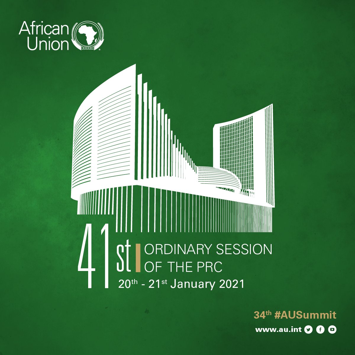 AUYouthProgram's tweet photo. The African Union convened today for the 2021 Summit under the Theme of the Year 2021: “Arts, Culture And Heritage: Levers For Building The Africa We Want”. In case you missed it, check it out here: https://t.co/TRC21e27Rv
#AUSummit https://t.co/4cqwHpadwt