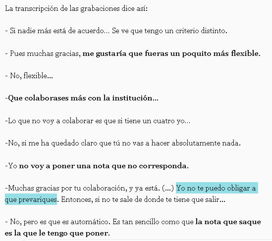 RoboEntrevistas's tweet photo. El director de @policiaescuela sabia de sobra lo que le estaba pidiendo a los profesores. 
Que prevaricaran.
Todos los miembros de @policia implicados deben ser cesados de inmediato https://t.co/jus0pa7EoY