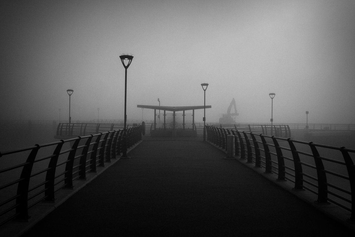 rwheatleyphoto's tweet photo. New work for my hometown project. A digger left unused in the fog of the new container development. Photo taken from Dover new pier. โฃ
#documentaryphotography #streetphotography #streetphoto #reportage #documentingbritain #dover #brexit #doverseafront https://t.co/2mOJsiOLQ4