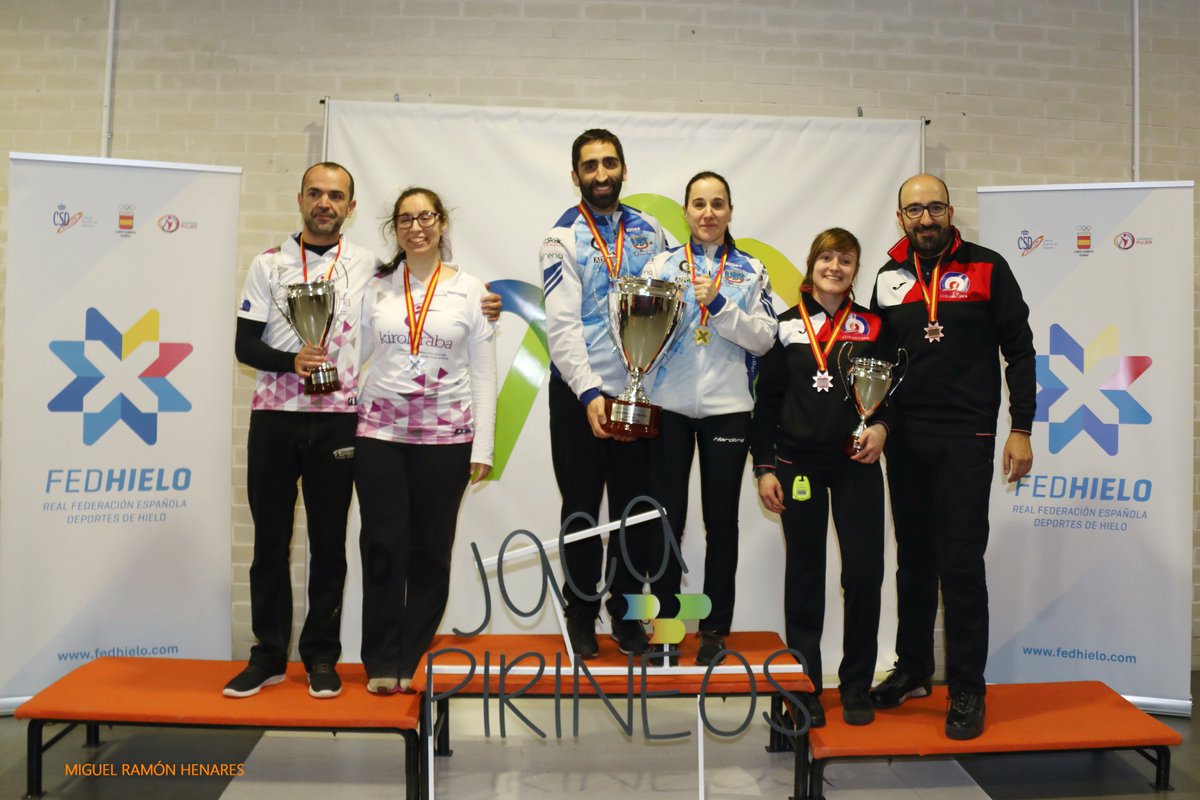 🥌 Dobles Mixtos: el camino a los Juegos Olímpicos 2022 empieza en Jaca

➡️ 22 equipos disputan el Campeonato de España de Curling de Dobles Mixtos, torneo clave en la clasificación para Pekín

🔗 bit.ly/2Nmc7tH
📸 Miguel Ramón Henares

#ViveElHielo #CurlingESP