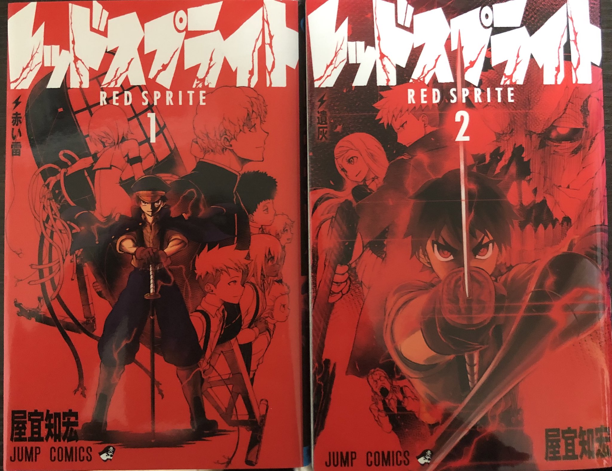 津尾 尋華 ジャンプ打ち切り漫画紹介291 レッドスプライト 全2巻 屋宜知宏16年 電力を放つ物質 雷髄 を埋め込まれた雷髄人間 特別な雷髄人間の孤児7人の住む施設が襲われ 電力の供給元として扱われるなか 生き延びたタツは仲間を取り戻す為大国