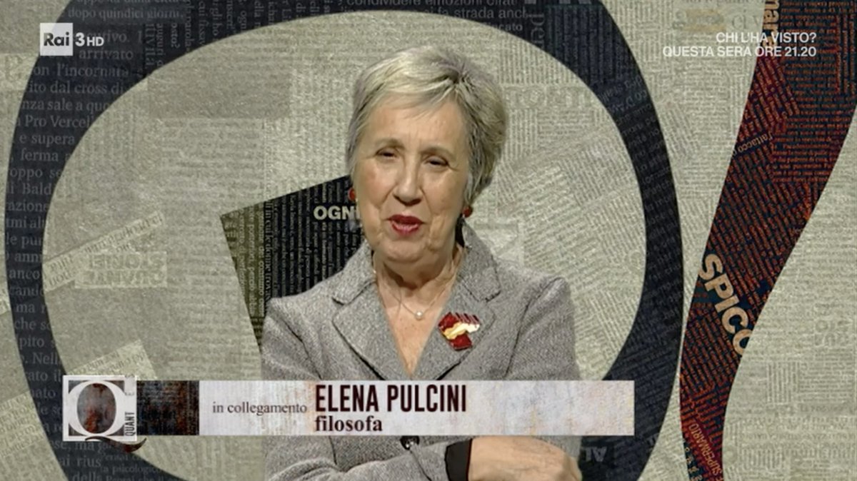 #ElenaPulcini "È un luogo comunque quello che tende a separare ragione e sentimento, noi siamo l'insieme di queste due dimensioni" #QuanteStorie <a href="/RaiTre/">Rai3</a>