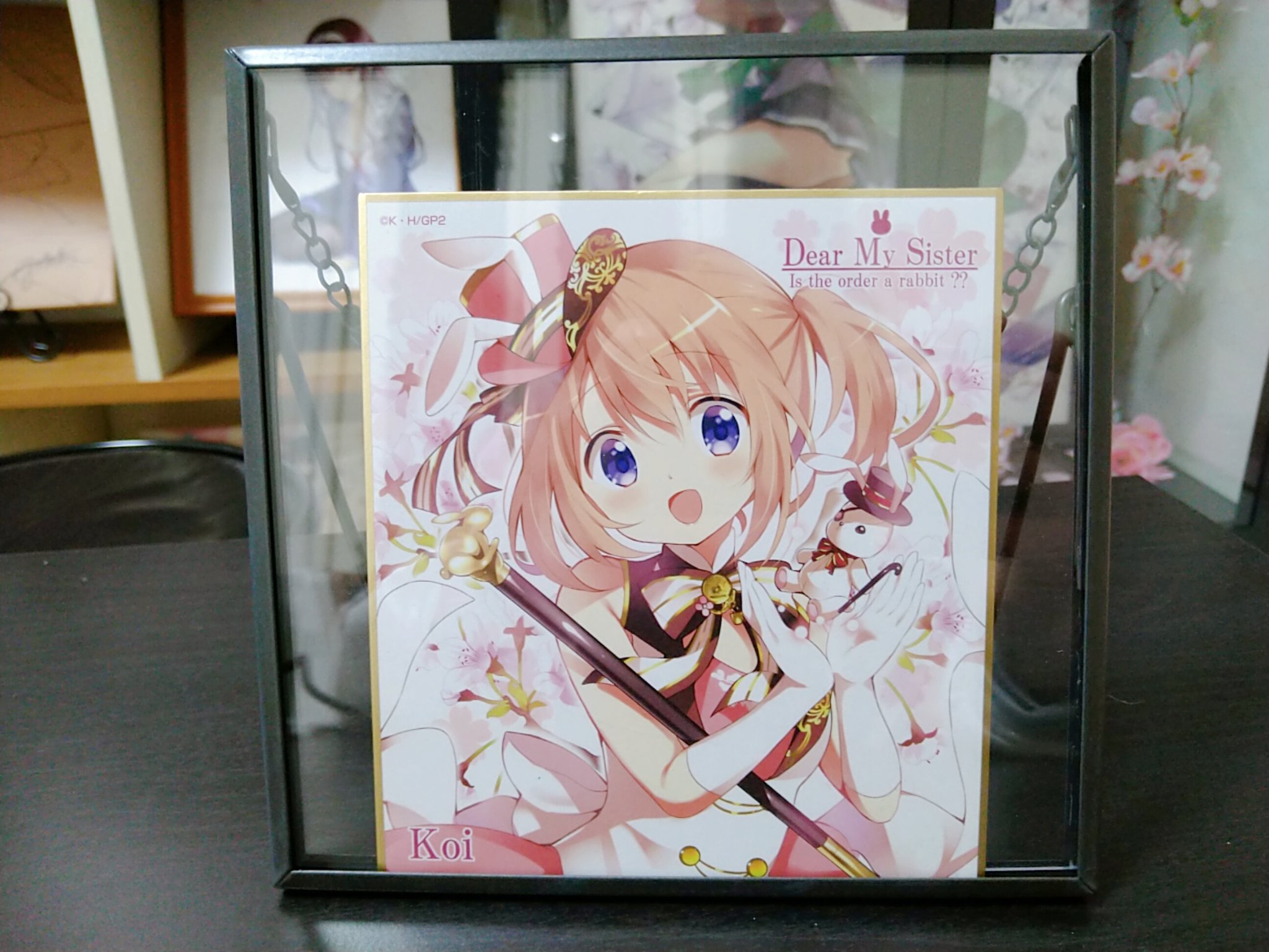 تويتر ましろ アニメ系youtuber على تويتر グッズの飾り方 Ikeaで購入したフレームで色紙をオシャレに飾ってみました しっかりとしたガラス製のフレームになっていて 重厚感と高級感があります とてもオススメな商品です O V ごちうさ 冴えカノ