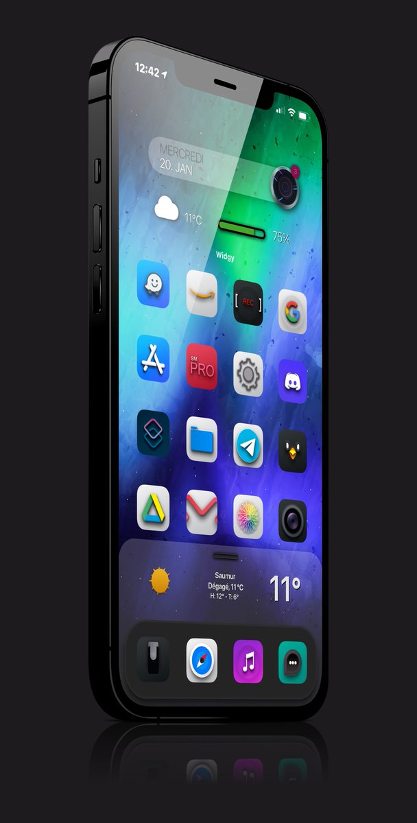 TeboulDavid1's tweet photo. Wednesday dress up โก๏ธ๐
.
.
๐ Wall @EvgeniyZemelko
๐ Icons @Enter_Apps
๐ RealWeatherV1 @thewaytozion
.
.
#iPhone12ProMax
#ios14homescreen
#ios14icons
#nojailbreak
#wallpaper
@screenshot_pro
#iOS144beta2
#Widgy me https://t.co/eEBRpTAdln