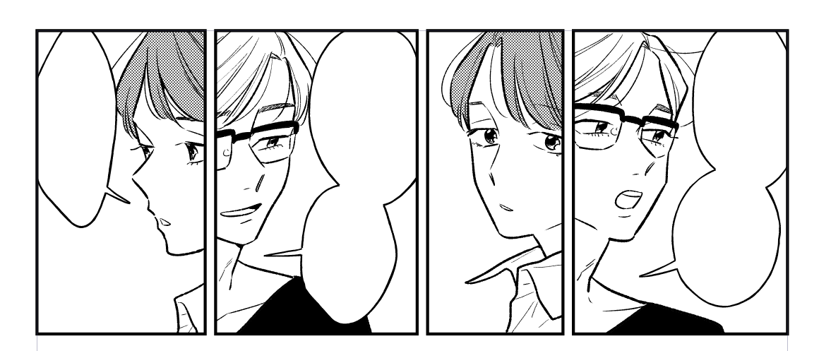いい感じに描けた顔 