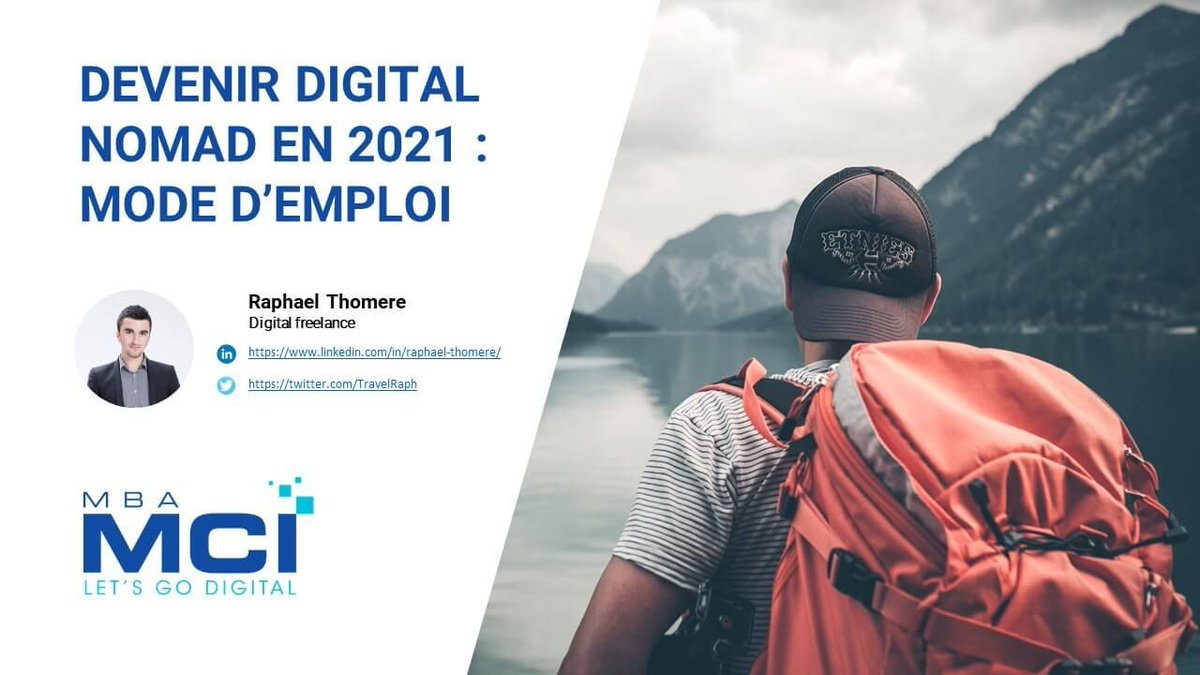 Vous en avez marre de télétravailler à domicile et avez besoin de changement? Prenez 5 minutes pour lire cet article et laissez-vous tenter par la vie de digital nomad 🛣️ 

Article écrit par mes soins pour le blog du #MBAMCI, 

buff.ly/35RW0KP