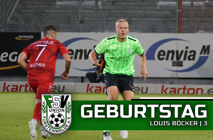 Happy Birthday 🥳
Unsere Nummer 3 - Louis Böcker.

Zu Buche stehen 4 Einsätze und 2 Tore für die 1. Mannschaft und 4 Einsätze für die 2. Mannschaft. 🥳

Lass dich feiern!💚