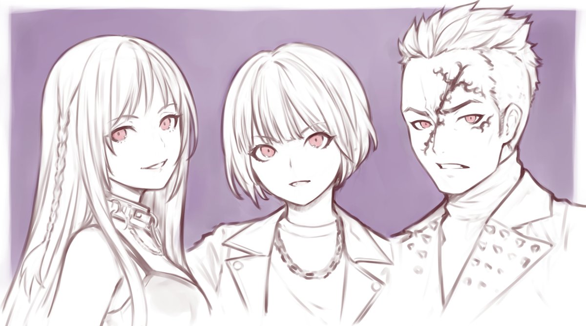 m_berry's tweet photo. レスタトスの３人を描いてみました。
僕のイメージと役者さんのビジュアルを合わせた非公式ファンアート的なものと思ってください。
#シグレイダーエトランジェ https://t.co/SXOOje2seb