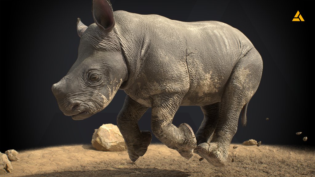 Artzenalcom's tweet photo. 3D Model of a Rhino Calf modeled in Zbrush with materials made in Substance Painter and rendered in Marmoset Toolbag 

https://t.co/JBil0JJXZp
Made by: Ladislav Kovac https://t.co/SEiZW8eGDD

@marmosetco #3DSmax @autodesk #ZBrush @Pixologic @Substance3D #Render #GameAsset #3d https://t.co/bY6pXXjipe