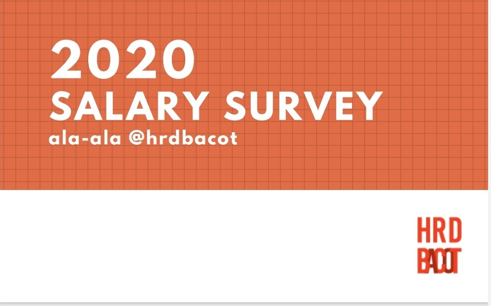 Salary Survey_Bismillah paling final_Bungkus.pdf 

Setelah hampir 2 bulan dengan proses yang cukup panjang kami meluncurkan Salary Survey Report Pertama di tahun 2021 mengacu pada hasil survey followers

Sebuah Utas :