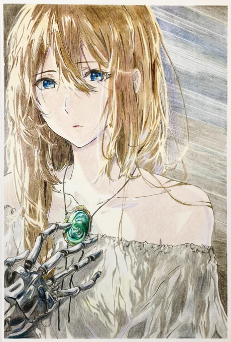 愛する人へ送る、最後の手紙。

ヴァイオレット・エヴァーガーデン
色鉛筆で描きました 