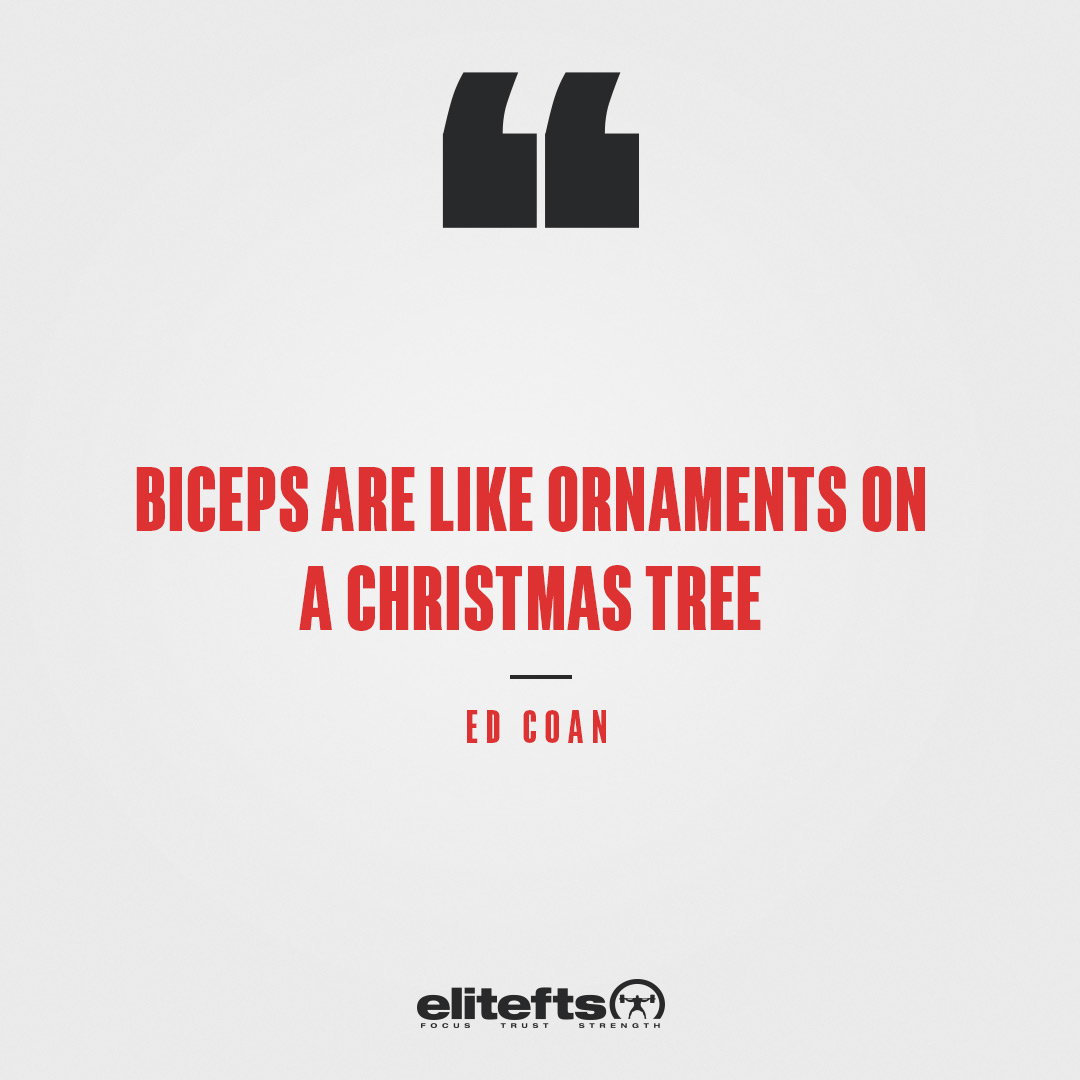elitefts's tweet photo. Quote of the Day.
Do you agree?
#elitefts #bodybuilding #powerlifting #armday #edcoan #thegoat https://t.co/ebpJlrMudQ