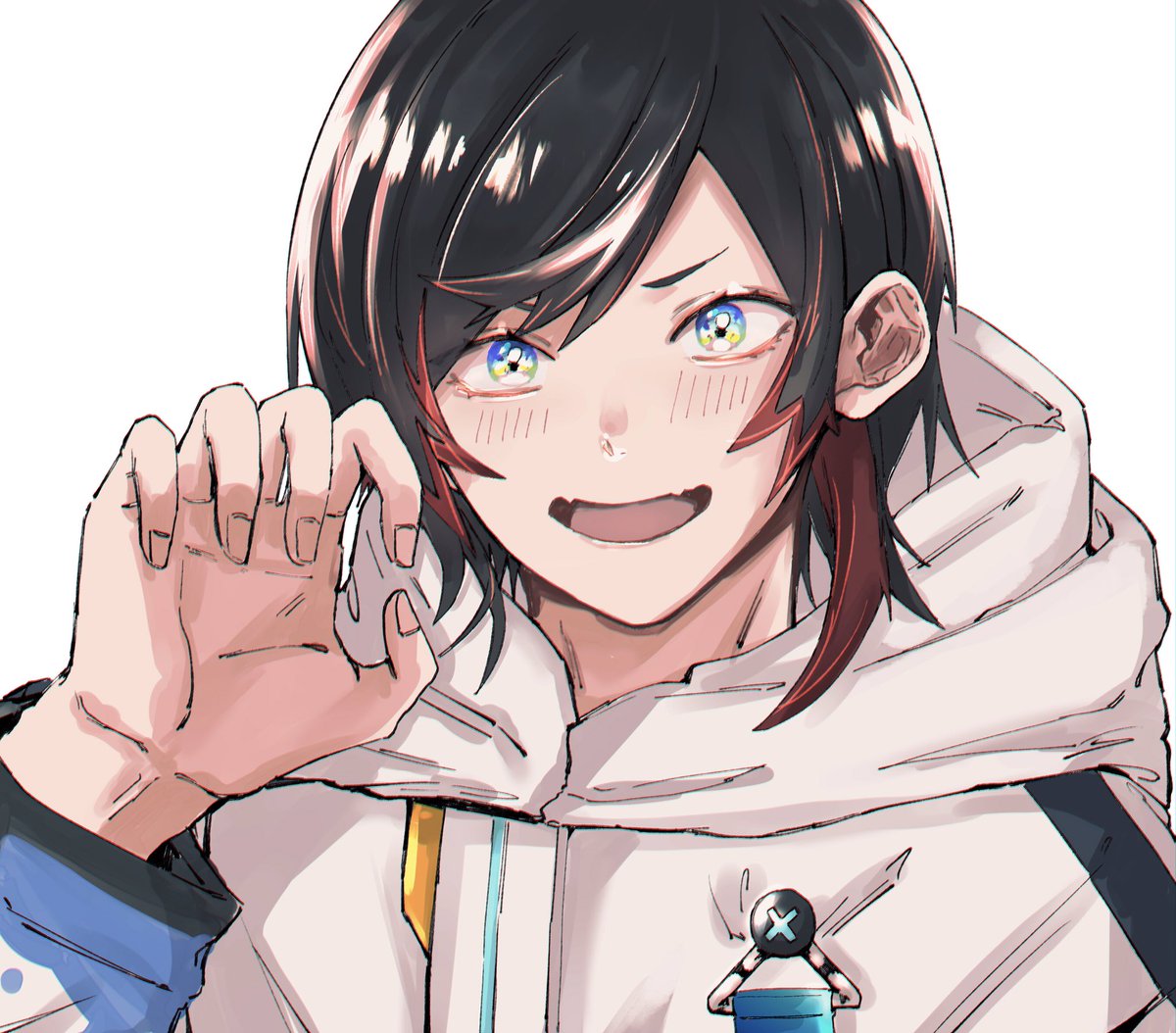 ちな自分塗りのうるかさん 目がキラキラで大変可愛いんだ 𝓉𝒶𝓀ℯ𝓂ℴ𝓂ℴのイラスト